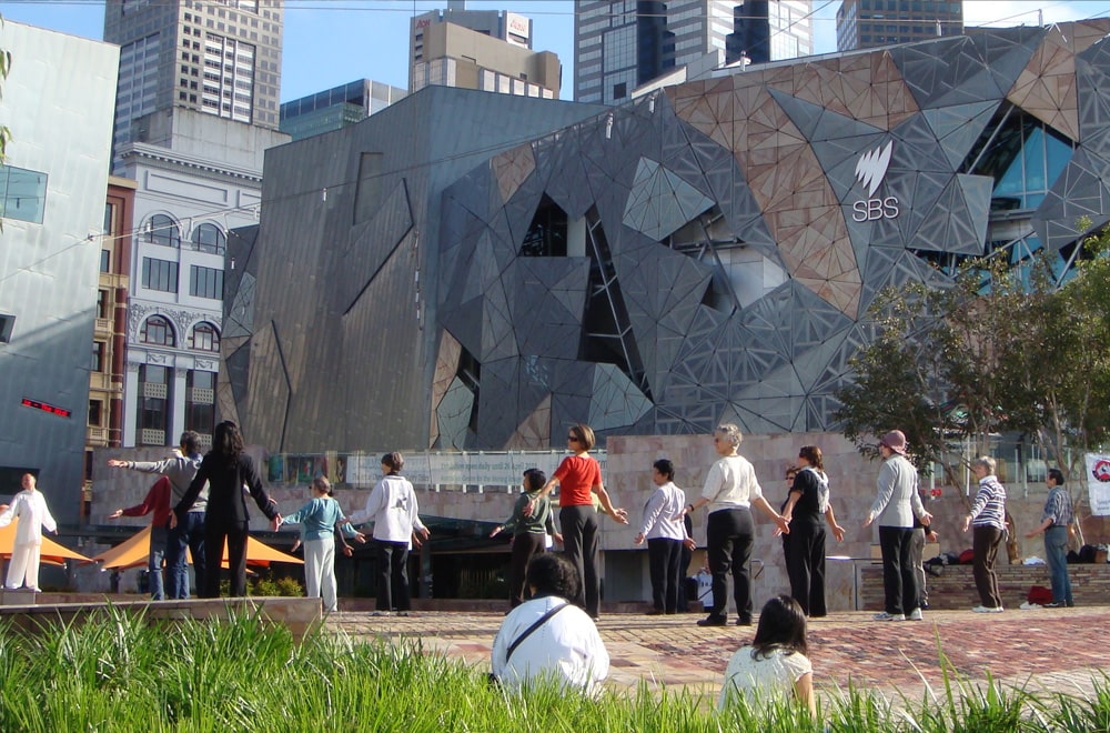 Federation Square Tai Chi Back in Action